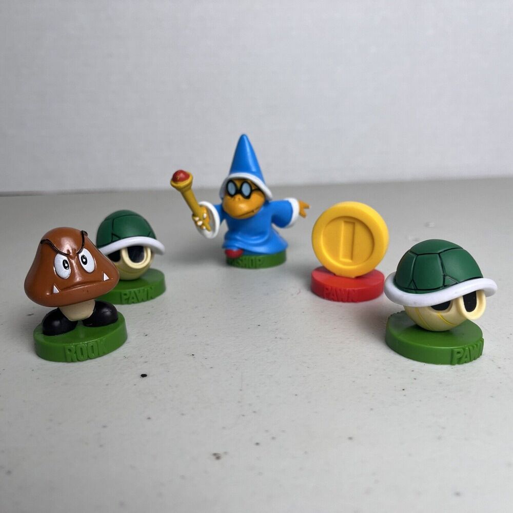Nintendo Super Mario Bros Chess Set Replacement Piece Koopa Goomba Cake Toppers - Picture 14 of 14